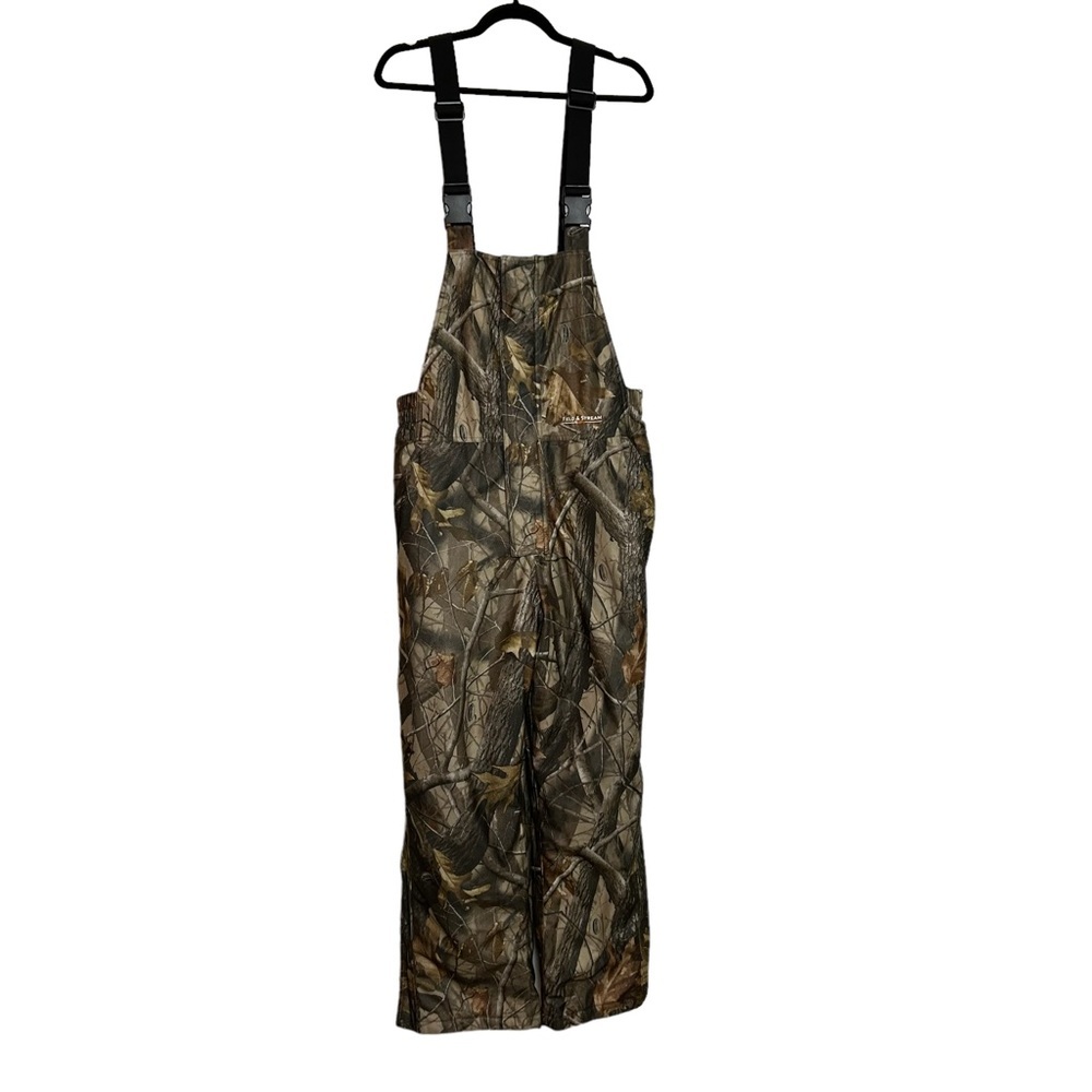 Field and Stream Hydroproof Overall Insulated Hunting Bib Sz. L